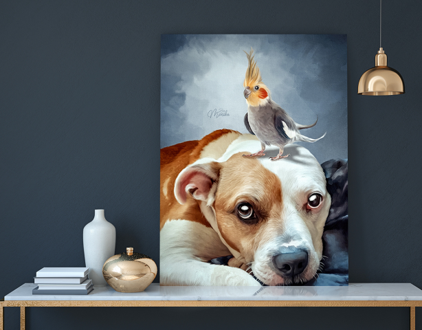 Buddy (Digital Dog) цифровая живопись
