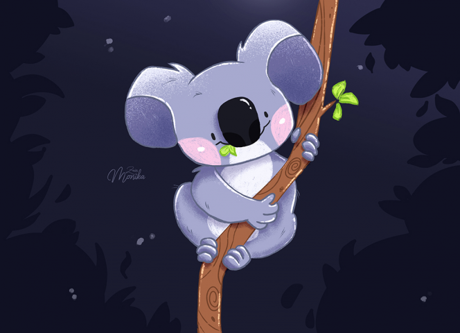 Коала (цифровой рисунок)