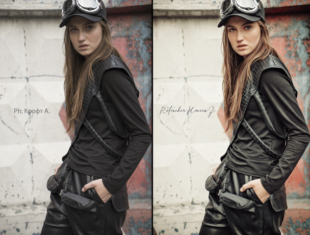 Street fashion (ретушь + цветкор)