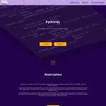Дизайн и вёрстка сайта PythonQL - новый язык запросов
