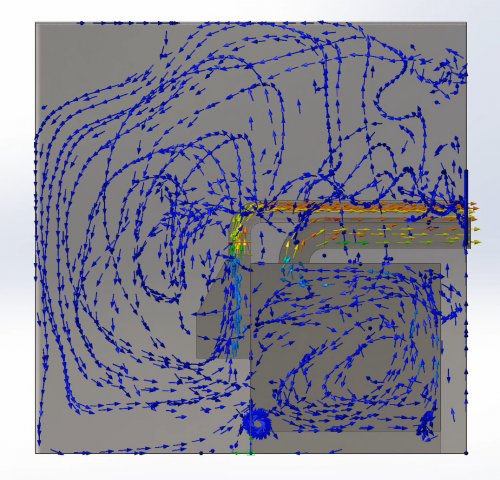 Отбор вредных газов от печи