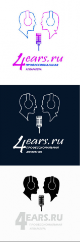 логотип 4 ears.ru