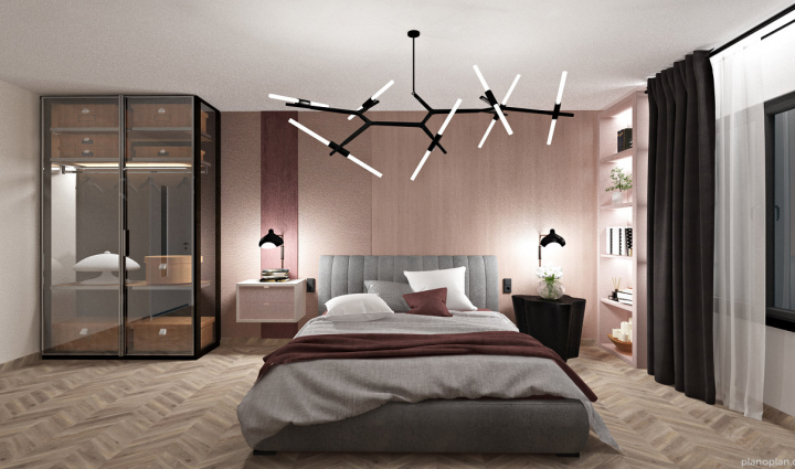 Рендер спальни 3