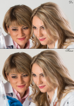 ретушь, подруги 3