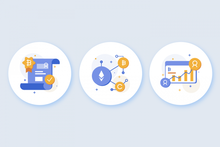 Иконки для сайта криптовалюты