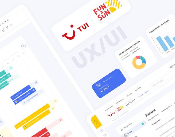 TUI Dashboards UX/UI Design