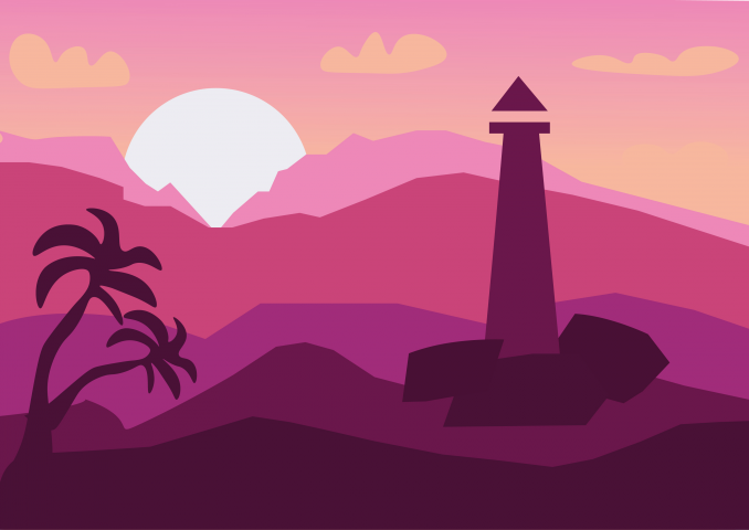 Иллюстрация в стиле Flat (Флэт).