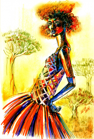 Fashion illustration