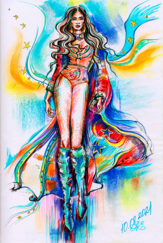 Fashion illustration