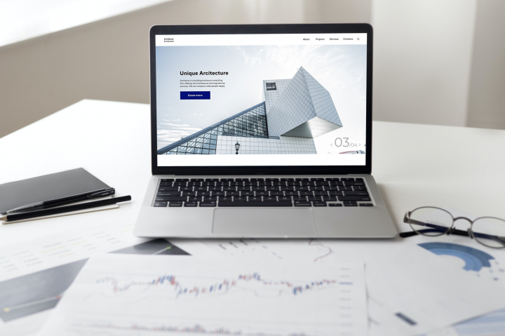 Дизайн для архитеркурного сайта