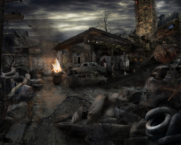 Заброшенная заправка