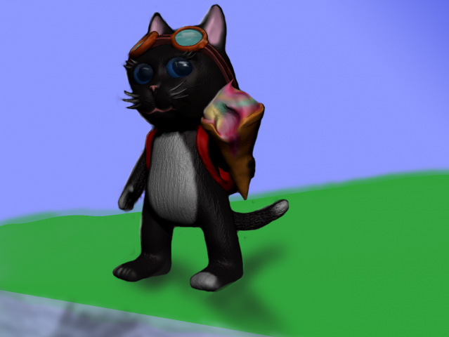 Котенок 3D