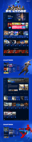 Редизайн PS STORE (Мой прототип)