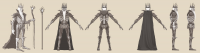 Развертка персонажа Кощей Бессмертный (modeling sheet)