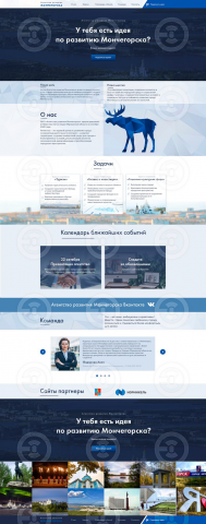 Лендинг для некоммерческой организации