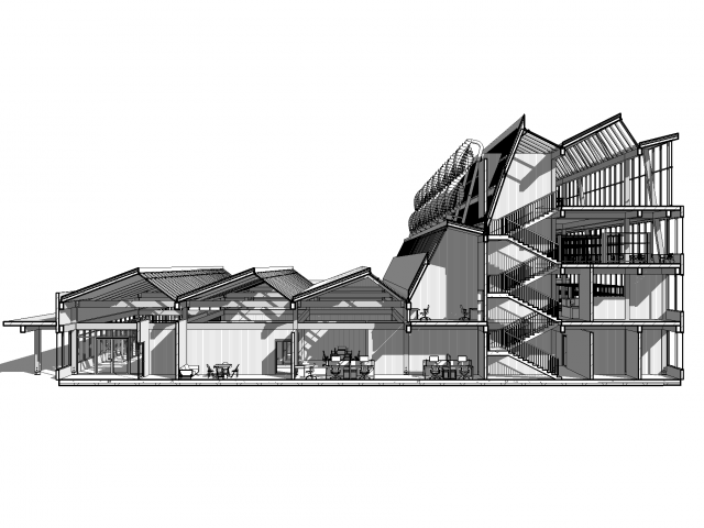 3D разрез библиотеки