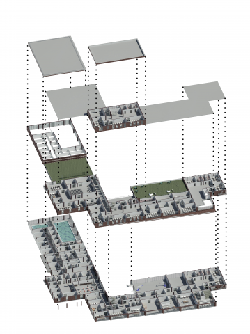 Взрыв-схема к проекту школы