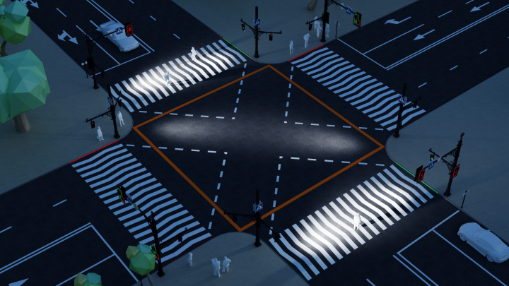 Концепт пешеходного светофора в Москве