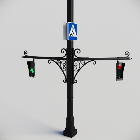 Концепт пешеходного светофора в Москве