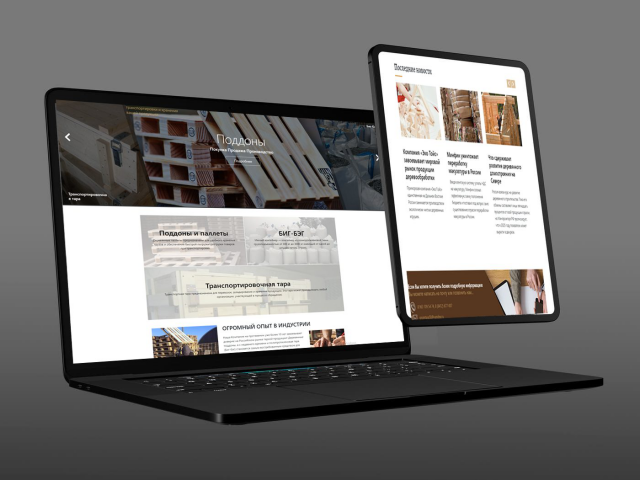 Разработка сайта "ПромТара"