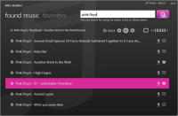 EasyMp3Search. Выполнено в стиле Metro UI.