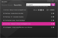 EasyMp3Search. Выполнено в стиле Metro UI.