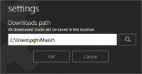 EasyMp3Search. Выполнено в стиле Metro UI.