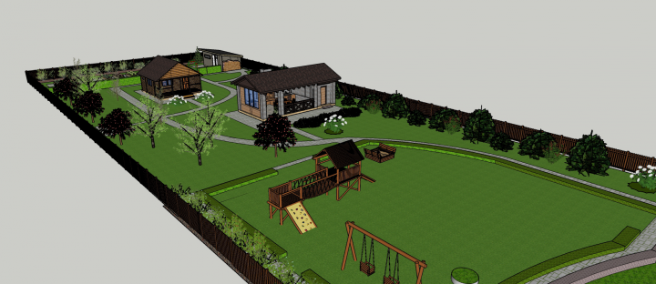 Ландшафтный проект участка