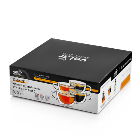 Дизайн упаковки посуды из стекла VELAR