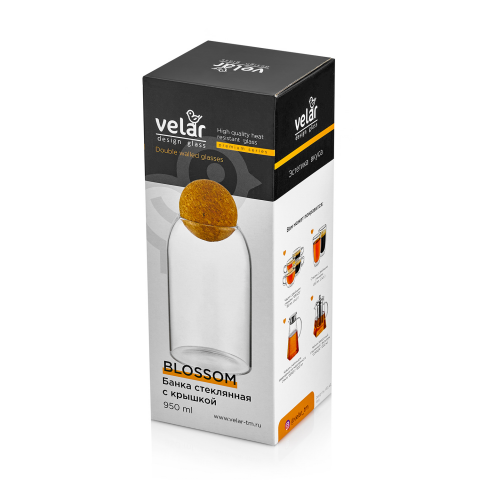 Дизайн упаковки посуды из стекла VELAR