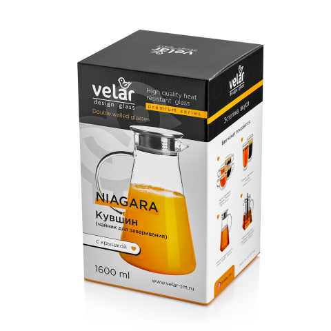 Дизайн упаковки посуды из стекла VELAR