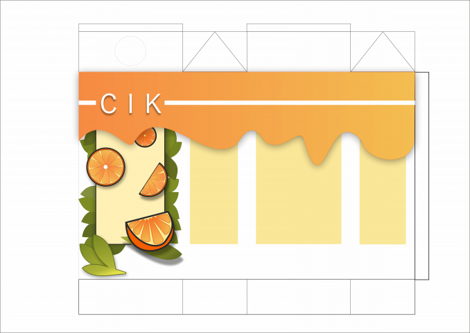 Дизайн упаковки для сока