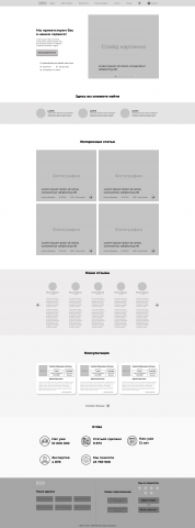 Прототип "Медицинского" сайта