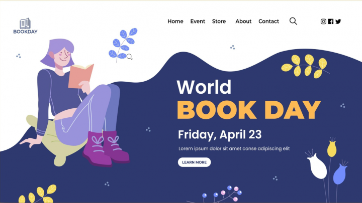 Сайт,посвященный Дню Книги