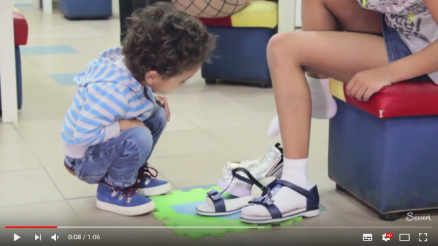 Рекламный ролик магазина детской обуви