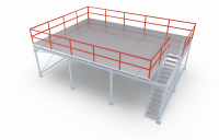 модель платформы с прозрачным фоном