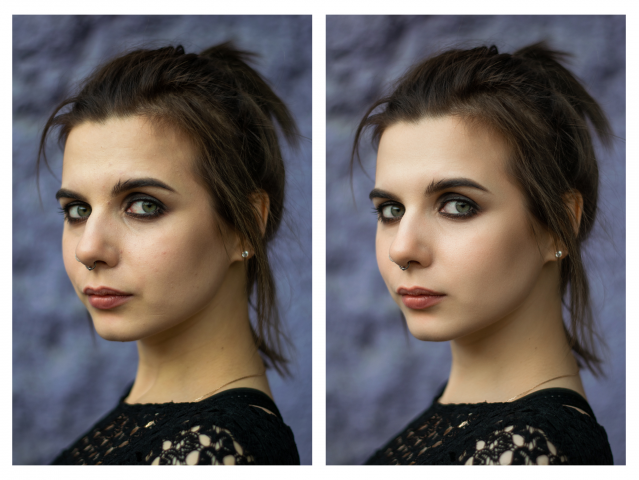 Ретушь лица