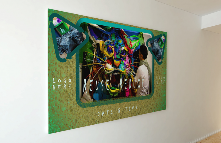 SOCIAL BANNER TRASH ART