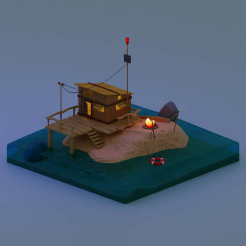 Low Poly 3D (Blender)
