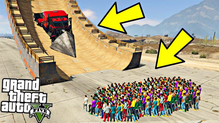 СМОГУТ ЛИ 100+ ЧЕЛОВЕК ОСТАНОВИТЬ НОВУЮ МАШИНУ КАТИВШУЮСЯ ВНИЗ П