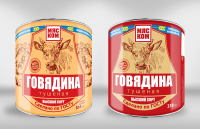 Этикетка мясных консервов