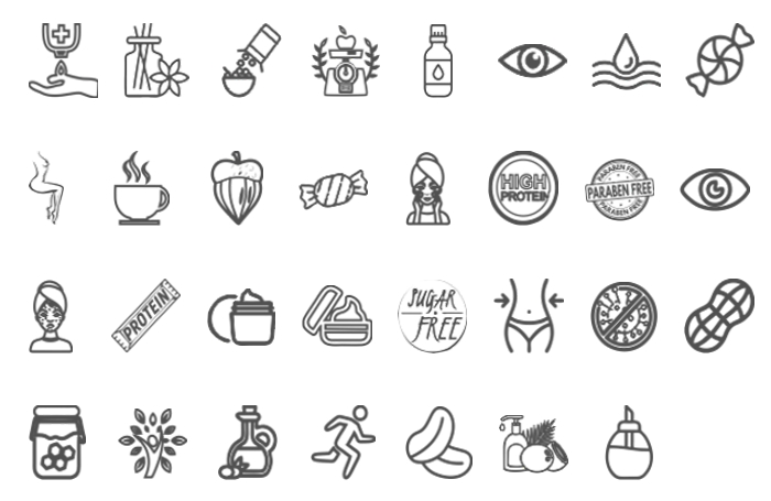 Набор иконок для интернет-магазина