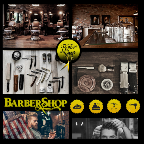 Мудборд. BarberShop