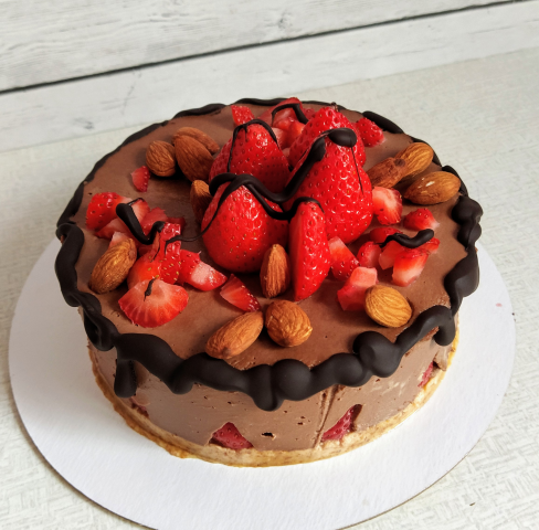 Шоколадный кешью-кейк