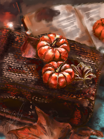 Тыквы (digital art)