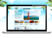 Шаблон портала о путешествиях