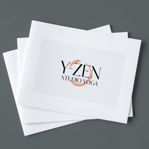 Логотип студии йоги Y-ZEN