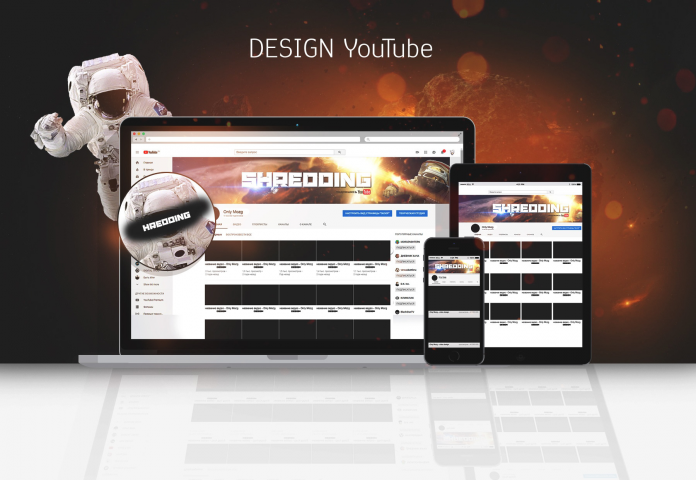 Дизайн социальных сетей - YOUTUBE (SHREDING)
