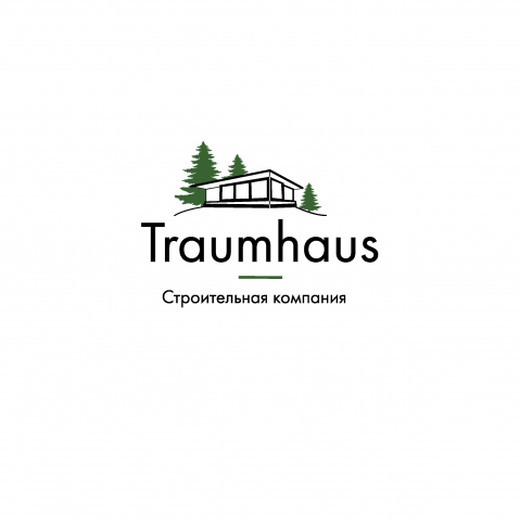 Логотип строительной компании Traumhaus.