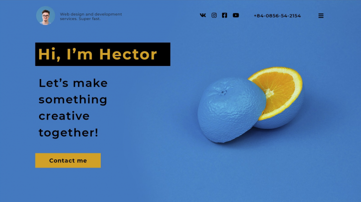 Персональная страница веб-разработчика